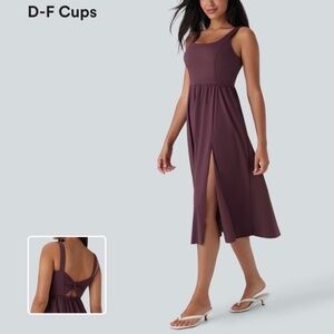 Halara SoftlyZero Midi Dress D-F Cups